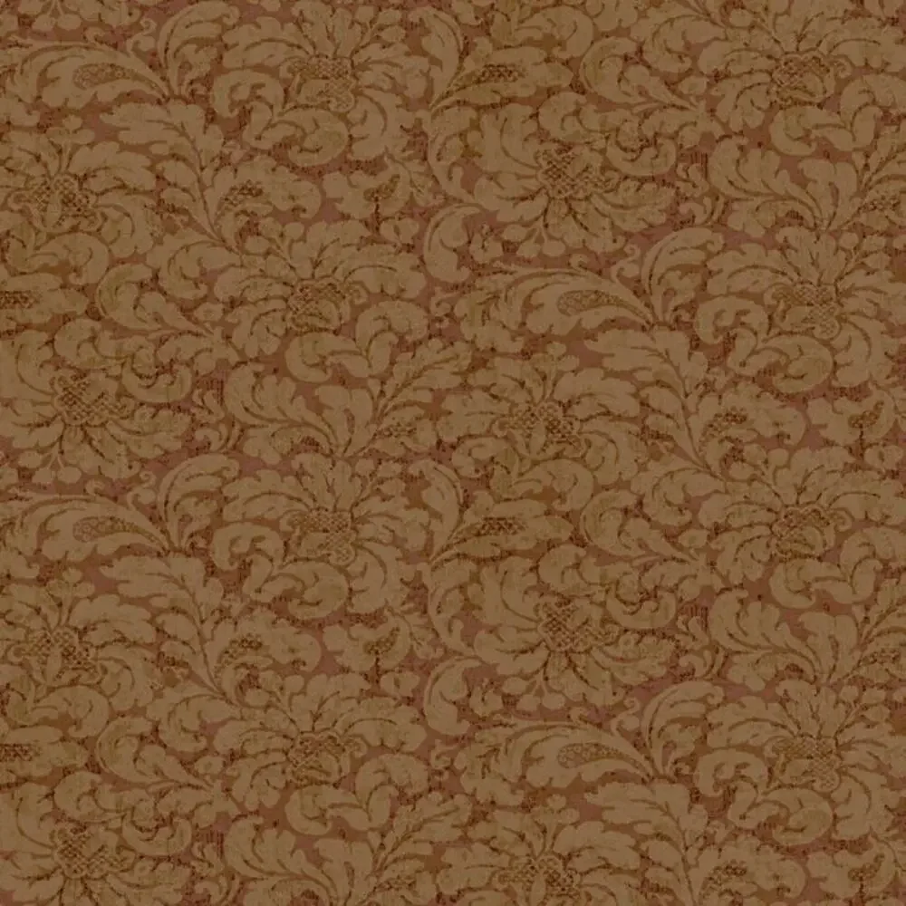 Carlisle Company Fine Wallpaper Damask Gold Rust Lorraine CC9608 1 Roll NEW